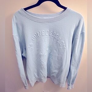 XL Strange Planet light blue sweatshirt